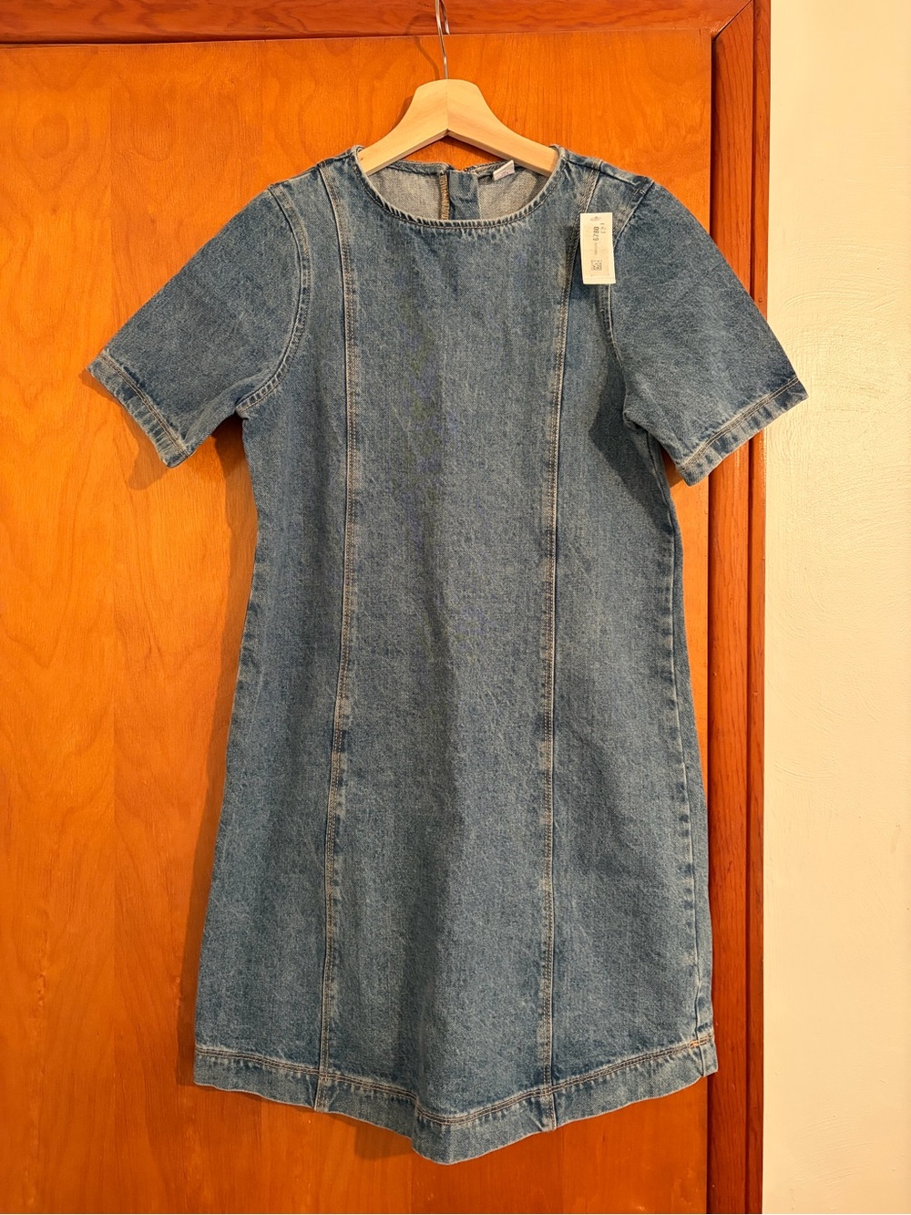 Old Navy Denim Short-Sleeve Dress - Blue